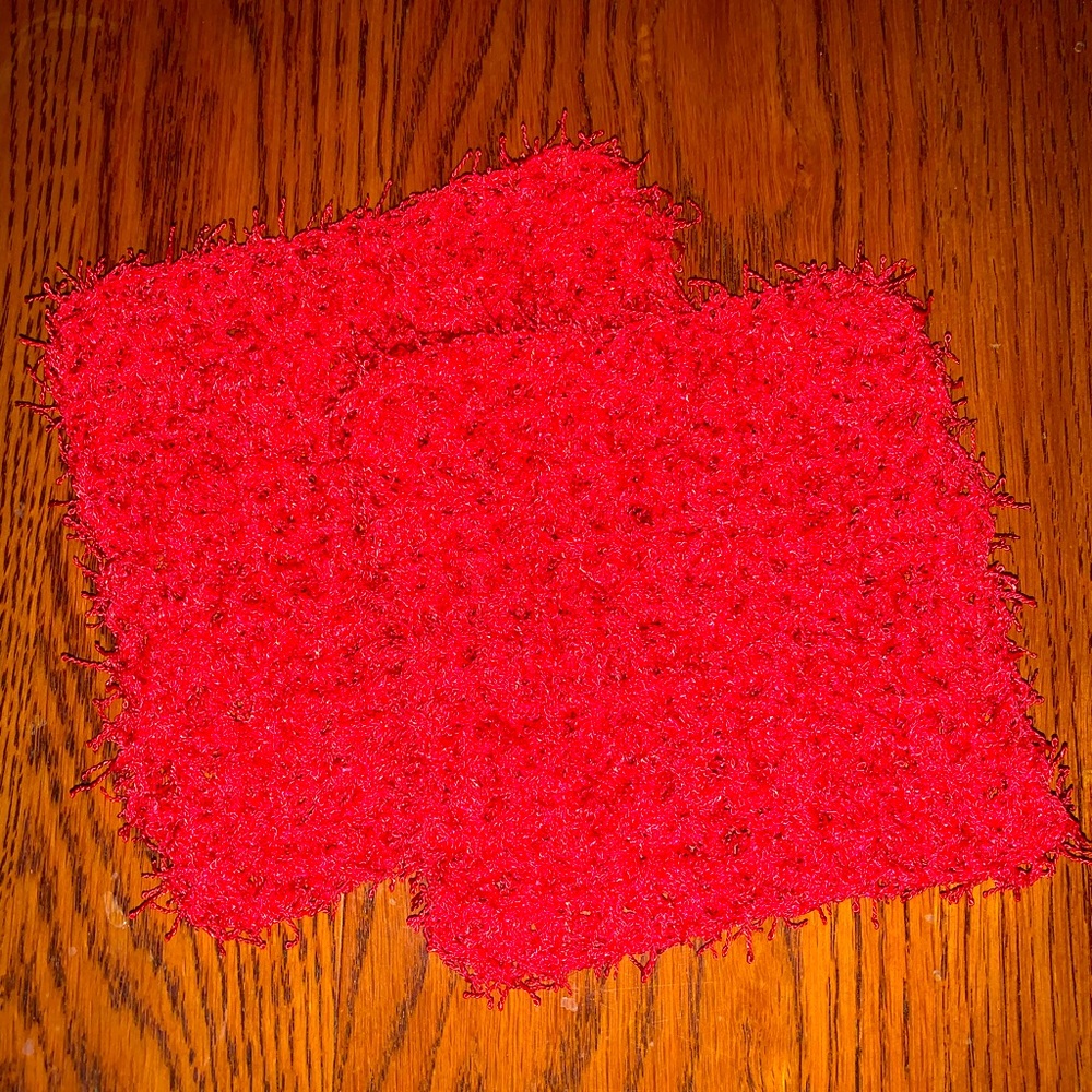 Hand made crocheted scrubby